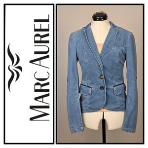 Veston ajusté effet denim Marc Aurel (Taille 34 / XS)